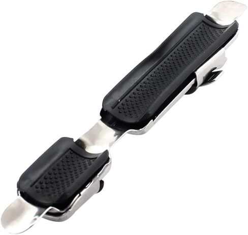 uxcell Fishing Rod Pole Fixing Adjustable Geared Reel Seat Silver Tone Black in Kuwait