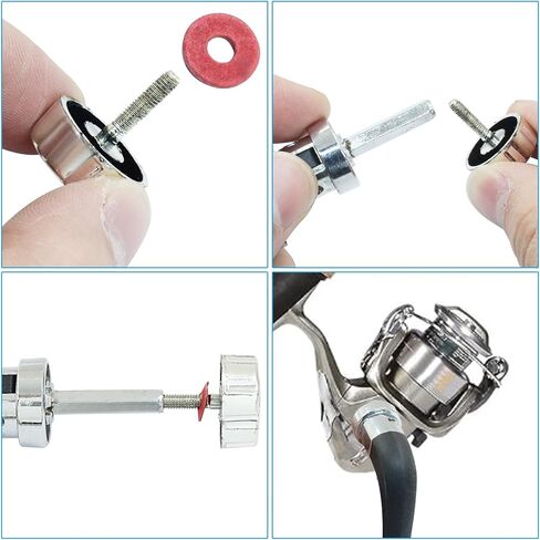 1pcs Fishing Reel Rotary Knob Power Handle Black Fishing Spinning Reel Handle for Fishing Handle, Fishing Reel Replacement Parts in Kuwait