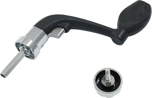 1pcs Fishing Reel Rotary Knob Power Handle Black Fishing Spinning Reel Handle for Fishing Handle, Fishing Reel Replacement Parts in Kuwait