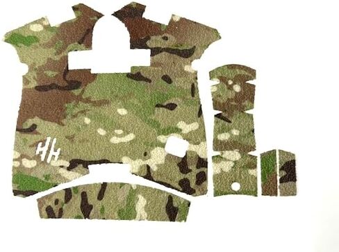 Handleitgrips Gun Grip Tape Compatible with Glock 19x/ Glock 19x MOS/Glock 45/ Glock 45 MOS/ - Multicam Edge Series Pistol Grip Tape, Gun Skins, Veteran Owned, Made in USA in Saudi Arabia