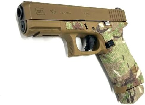Handleitgrips Gun Grip Tape Compatible with Glock 19x/ Glock 19x MOS/Glock 45/ Glock 45 MOS/ - Multicam Edge Series Pistol Grip Tape, Gun Skins, Veteran Owned, Made in USA in Saudi Arabia