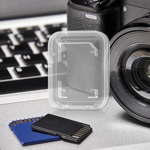 NUOBESTY 20pcs Memory Card Storage Box Case Organizer with Single Slot for Micro Cards Suitable for Travel and Daily Use in Saudi Arabia