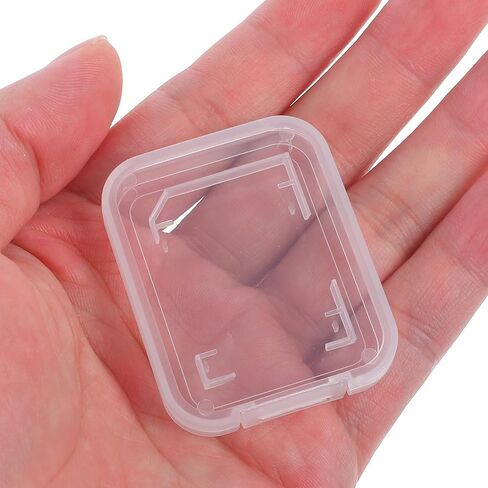 NUOBESTY 20pcs Memory Card Storage Box Case Organizer with Single Slot for Micro Cards Suitable for Travel and Daily Use in Saudi Arabia