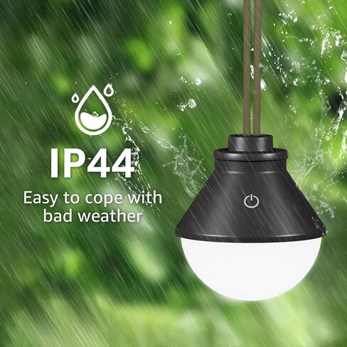 2-حزمة فانوس تخييم LED قابل لإعادة الشحن 5000 مللي أمبير في الساعة مع ضوء خيمة معلق مغناطيسي وبطارية مقاومة للماء 600 لومن، USB لاسلكي محمول قابل للتعتيم لانقطاع التيار الكهربائي ومعدات الصيد والبقاء في الهواء الطلق in Kuwait