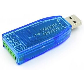 USB to RS485 Converter (CH340)– Industrial Grade Half-Duplex Adapter with TVS Protection, Driver Included for Windows 10/11, Linux, macOS – Ideal for PLC, SCADA, HMI Systems in Kuwait