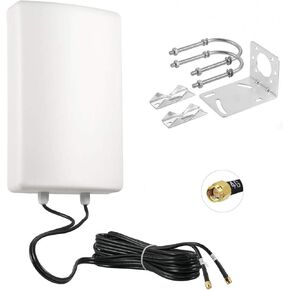 11dBi High Gain 2x2 MIMO Panel Antenna for 4G LTE Cellular Hotspots, Routers, & Gateways, T-Mobile Home Internet, Verizon, AT&T, T-Mobile Telus, Bell Cell Signal Booster, Eifagur in Saudi Arabia