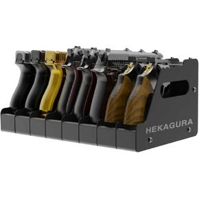 HEKAGURA Pistol Rack for Gun Safe, Can Hold up to 4-8 Pistols, with Foam Protection to Prevent Scratches on The Guns for Revolvers, Glock 17 19 23 Gun Safe Accessories in Saudi Arabia