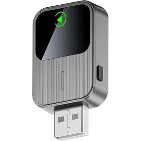 محول CarPlay اللاسلكي لهاتف iPhone - سلكي إلى CarPlay اللاسلكي، التوصيل والتشغيل، اتصال سريع ومستقر، USB صغير وزر إعادة الضبط، متوافق مع السيارات 2016+ (iOS فقط) in Kuwait