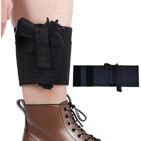 حافظة كاحل مطورة للحمل المخفي، تناسب Glock 43 26 19، SIG P365، Bodyguard 380، Ruger LCP، Springfield، 9mm 380، Shield 9mm، ومعظم المسدسات الأخرى، رسم اليد اليسرى اليمنى in Kuwait