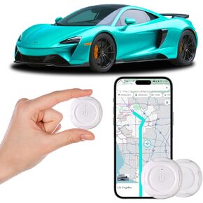 جهاز تعقب GPS للمركبات، بدون رسوم شهرية بدون اشتراك، جهاز تعقب GPS مغناطيسي صغير مخفي في الوقت الحقيقي، جهاز تعقب السيارة للسيارات والأطفال والحيوانات الأليفة وكبار السن، متوافق مع Android وiOS in Kuwait