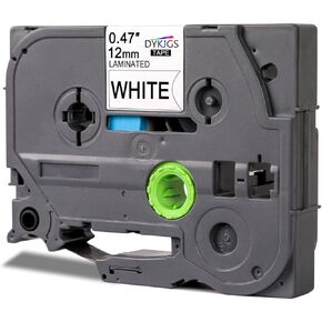 Compatible Tz Tze231 12mm 0.47Inch Black on White, Replacement Label Maker H110 D210 D220 2040,2-Pack in Saudi Arabia