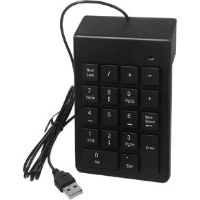 DOITOOL سلكي USB 19 مفتاح لوحة أرقام لوحة أرقام للكمبيوتر المحمول المحاسبة المالية المحمولة لوحة المفاتيح الميكانيكية ملحق للاستخدام التجاري in Kuwait