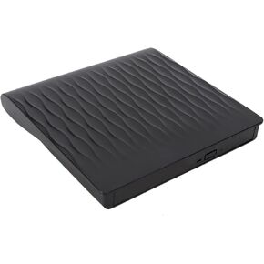 محرك أقراص ضوئي خارجي مدمج مقاس 12.7 مم USB 3.0 ذو حبيبات مرتفعة باللون الأسود لنظام التشغيل WindowsLinuxMac، محرك الأقراص الضوئية in Kuwait