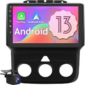 راديو سيارة Android 13 لسيارة Dodge RAM 1500 2500 3500 2013-2018 مع CarPlay اللاسلكي Android Auto، استبدال راديو شاشة تعمل باللمس 9 بوصة 2G Ram 32G ROM (يناسب فقط التيار المتردد اليدوي) in Kuwait