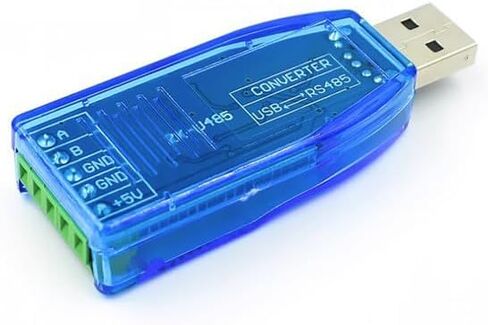 USB to RS485 Converter (CH340)– Industrial Grade Half-Duplex Adapter with TVS Protection, Driver Included for Windows 10/11, Linux, macOS – Ideal for PLC, SCADA, HMI Systems in Saudi Arabia