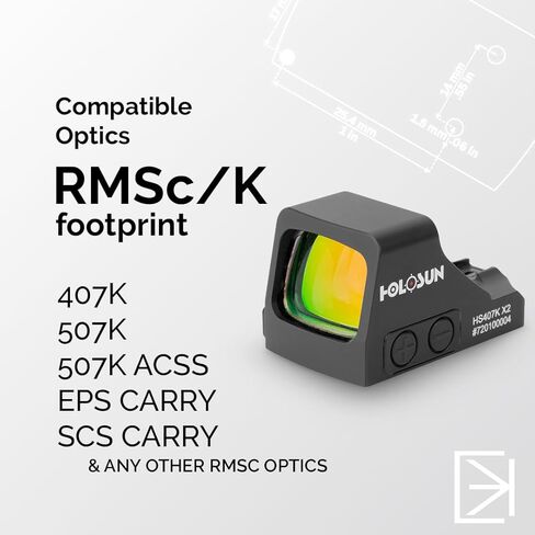 لوحة Canik TP9، SFX، Rival to RMSc/K Footprint Optic - حركية محسوبة - لوحة DOGTAG مع مشاهد حديدية خلفية - تتضمن الأجهزة، وبت Torx، وخزانة الخيوط in Kuwait