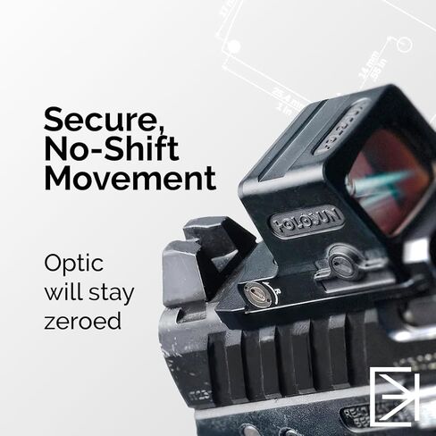 لوحة Canik TP9، SFX، Rival to RMSc/K Footprint Optic - حركية محسوبة - لوحة DOGTAG مع مشاهد حديدية خلفية - تتضمن الأجهزة، وبت Torx، وخزانة الخيوط in Kuwait