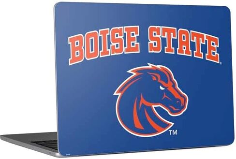 غلاف كمبيوتر محمول من Skinit متوافق مع جهاز MacBook Air 13in M4 (2025) - تصميم تميمة جامعة Boise State Broncos المرخص رسميًا in Kuwait
