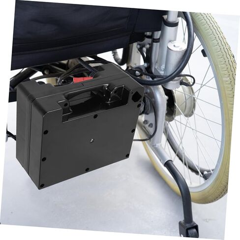 GANAZONO Electric Wheelchair Battery Box 24V 12AH Capacity Waterproof Case for 12V 12AH Batteries Durable Organizer for Mobility Scooter Accessories in Saudi Arabia