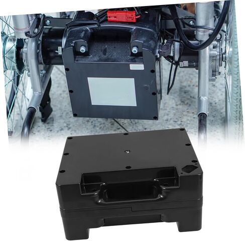 GANAZONO Electric Wheelchair Battery Box 24V 12AH Capacity Waterproof Case for 12V 12AH Batteries Durable Organizer for Mobility Scooter Accessories in Saudi Arabia