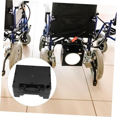 GANAZONO Electric Wheelchair Battery Box 24V 12AH Capacity Waterproof Case for 12V 12AH Batteries Durable Organizer for Mobility Scooter Accessories in Saudi Arabia