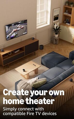 مجموعة Alexa Home Theatre Starter مع Echo Dot Max (أحدث طراز): تتضمن Echo Dot Max (2)، Graphite، Fire TV Stick 4K Max in Saudi Arabia
