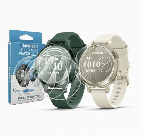 6 قطع من واقي الشاشة لجهاز Garmin Lily 2 سهل التركيب. طبقة من مادة TPU الشفافة المقاومة للتلطخ والخدش والفقاعات، تتضمن مجموعة تنظيف in Saudi Arabia
