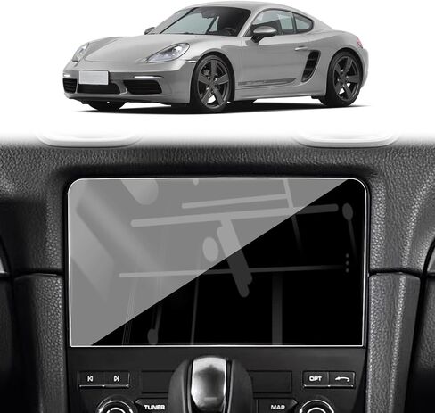 واقي شاشة لـ 2024 2025 2026 Porsche 911 LCD Navigation for Porsche 911 Carrera/GTS/Turbo 10.9 بوصة شاشة لمس داخلية GPS شفافة من الزجاج المقسى المضاد لبصمات الأصابع HD مضاد للوهج in Kuwait