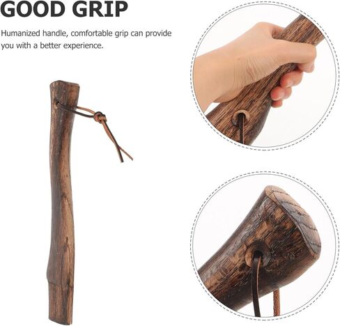 GANAZONO American Hickory Axes Handle Replacement Wooden Hatchet Handle Single Bit Axes Wood Replacement for in Saudi Arabia