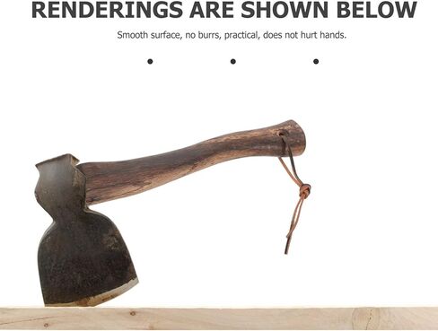 GANAZONO American Hickory Axes Handle Replacement Wooden Hatchet Handle Single Bit Axes Wood Replacement for in Saudi Arabia