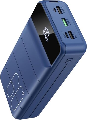 Portable Charger Power Bank 60000mAh Fast Charging 22.5W PD4.0 & QC 4.0 with USB C Battery Pack Charger Portable High Capacity Portable Phone Charger Power Bank for iPhone,Samsung,Travel (Black) in Saudi Arabia