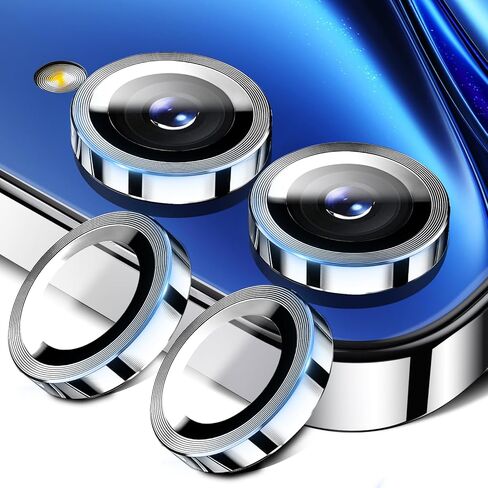 2 Pack for Samsung Galaxy Z Flip 7 Camera Lens Protector,Metal Ring Tempered Glass Cover,Anti-Scratch Protection,Case Friendly - Pink in Saudi Arabia