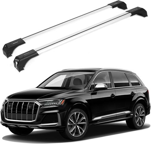 ERKUL Roof Rack Cross Bars for Porsche Cayenne 2019-2026 | Anti-Theft Lock Aluminum Crossbars for Rooftop, Cargo Carrier, Luggage, Kayak, Canoe, Bike | Black in Saudi Arabia