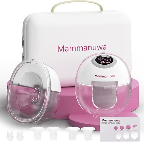 Electric Breast Pump - Lightweight, Portable, & Hands-Free with Baby Mouth Technology - BPA-Free, 4 Modes, 9 Levels - Elevate Your Breastfeeding Style with Mammanuwa S32 in Saudi Arabia