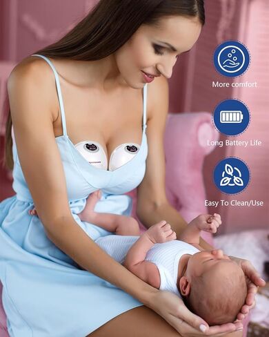Electric Breast Pump - Lightweight, Portable, & Hands-Free with Baby Mouth Technology - BPA-Free, 4 Modes, 9 Levels - Elevate Your Breastfeeding Style with Mammanuwa S32 in Saudi Arabia