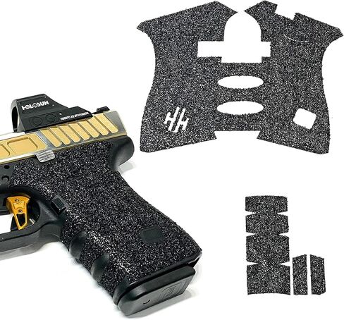 Handleitgrips Gun Grip Tape Compatible with Glock 19/23 Gen 3 - Black Edge Series Pistol Grip Tape, Easy Installation, Gun Skins, Veteran Owned in Saudi Arabia