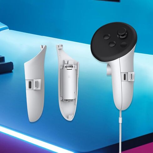 VR Controller Battery Pack Rechargeable Battery Cover for Meta Quest 3S/Quest 3 in Saudi Arabia
