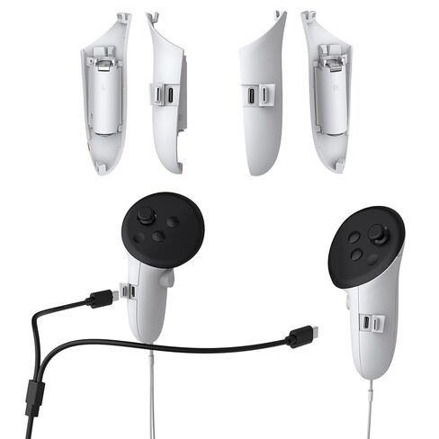 VR Controller Battery Pack Rechargeable Battery Cover for Meta Quest 3S/Quest 3 in Saudi Arabia