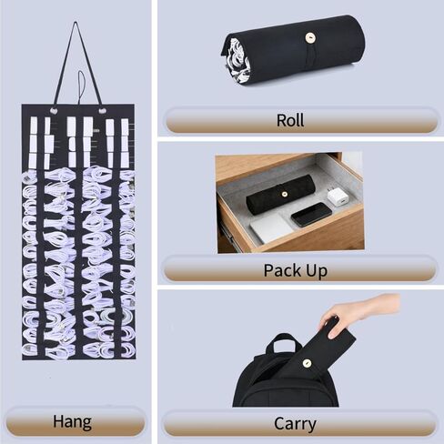 2026 USB Cable and Charger Organizer Kit for Home/Office/Travel Cords Organizer Essentials, Space-Saving Storage Box, Carry Hang and Fold Available in Saudi Arabia