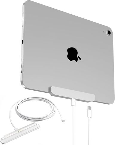 شاحن لاسلكي مغناطيسي لجهاز iPad الجيل العاشر، iPad (A16) فقط، قاعدة شحن لاسلكية من سبيكة موصل ذكي للشحن السريع بقدرة 18 وات مع كابل سلك USB-C in Kuwait