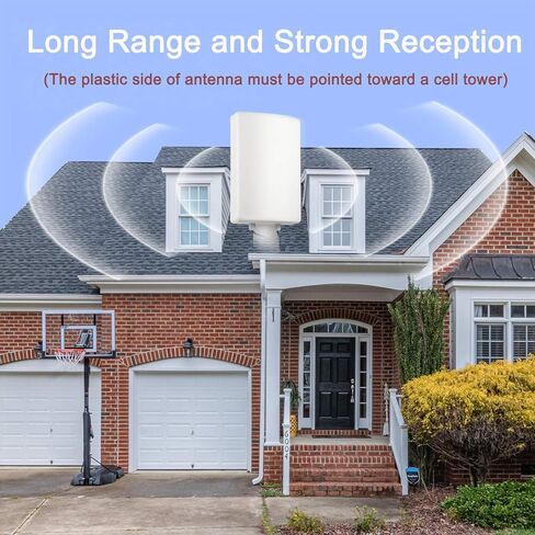 11dBi High Gain 2x2 MIMO Panel Antenna for 4G LTE Cellular Hotspots, Routers, & Gateways, T-Mobile Home Internet, Verizon, AT&T, T-Mobile Telus, Bell Cell Signal Booster, Eifagur in Saudi Arabia