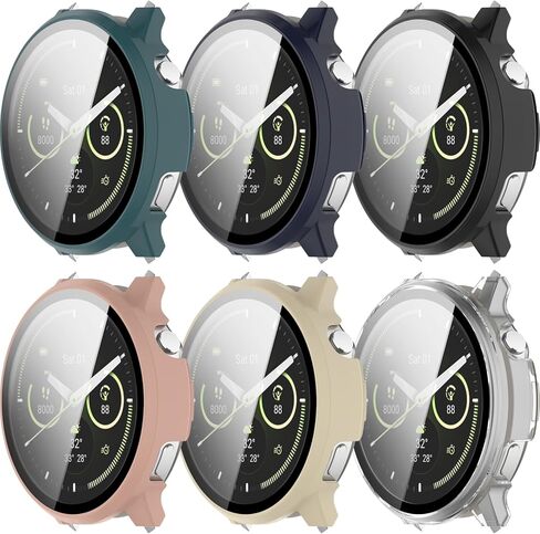 Hard PC Bumper Intended for Garmin Venu 4 Case 41MM 45MM Smartwatch Screen Protector All-Around Shell Shockproof Protective Cover Accessories (6PACKS, 41MM) in Saudi Arabia