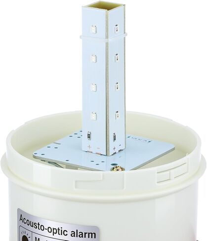 QWORK Industrial Siren Alarm Strobe Light, AC110V-120V, 120dB Emergency Strobe Security Alarm for Warehouse, Factory, School (No Switch, Always On) in Saudi Arabia