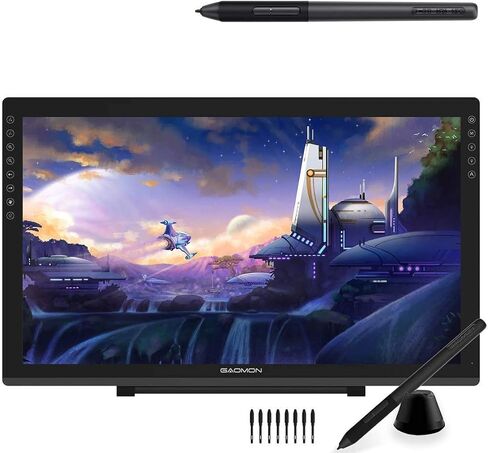 GAOMON PD2200 Pen Display & AP32 Pen -21.5'' 8192 Tilt-Support Full-Laminated Graphics Drawing Monitor Tablet for Digital Drawing/Animation/Online Teaching and Meeting in Saudi Arabia