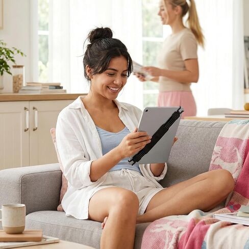 Universal Tablet Hand Strap Holder for 9-11 Inch Versatile Hand Strap Lightweight Finger Grip Holder Portable Adjustable Handle Grip for Galaxy Tab and 9-11" Tablets in Saudi Arabia