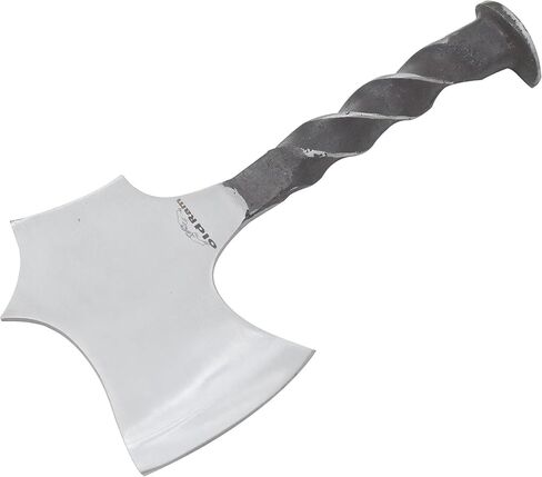 اليدوية السكك الحديدية سبايك عالية الكربون الصلب بليد فيكس بليد الصيد في الهواء الطلق الفأس مع حقيبة حمل جلدية in Kuwait