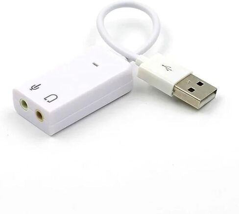ون ST 7.1 بطاقة الصوت USB الخارجية جاك 3.5 ملم USB A-dio محول سماعة ميكروفون بطاقة الصوت in Kuwait