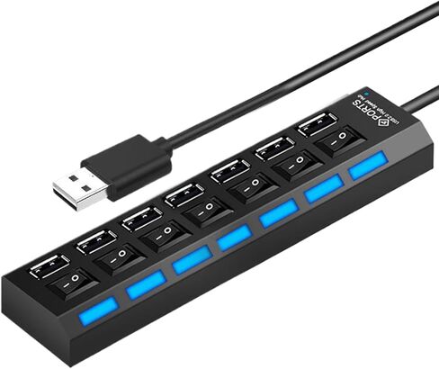 Genérico Signal Dock – منفذ USB Hub للتنظيم | وحدة تقسيم البيانات الرفيعة، ومنافذ التحكم بالأزرار، وتصميم موضع ثابت وميزات توسيع الاتصال لمناطق العمل المشتركة، Classroo in Kuwait