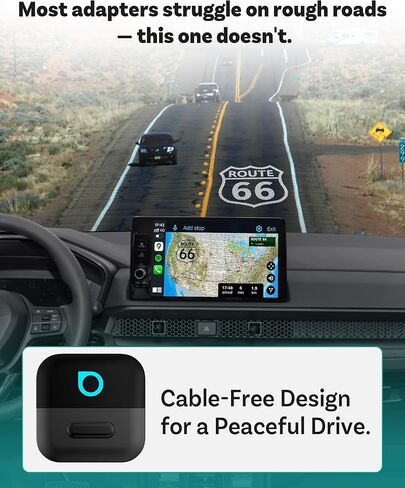 محول CarPlay اللاسلكي OTTOCAST Mini Pico، لا مزيد من الكابلات، ذاكرة هاتف مزدوجة، مفتاح بزر واحد، Wi-Fi 6 وBluetooth 5.4 in Kuwait