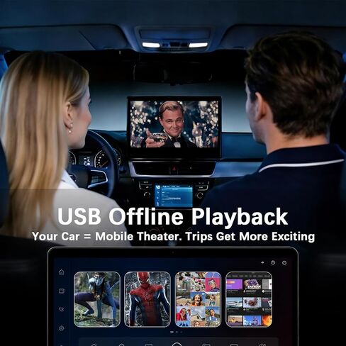 AI Box Carplay، 2+16 جيجابايت Ai Magic Box لبث Netflix/YouTube/TikTok، محول لاسلكي لتشغيل السيارة يدعم iPhone وAndroid Auto، التوصيل والتشغيل، للسيارات مع CarPlay السلكية OEM/Android Auto in Saudi Arabia